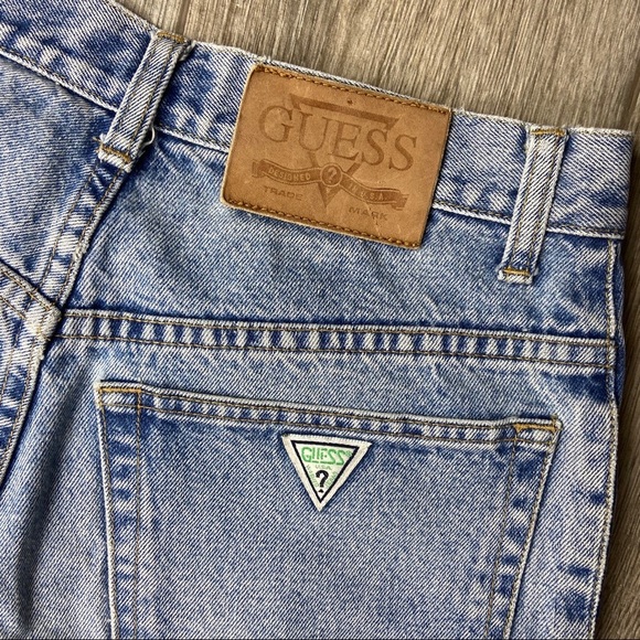 Vintage Guess Custom Made Jean Shorts - Picture 5 of 7